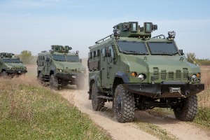 Military vehicle, troop carrier